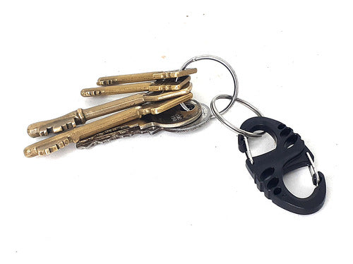 Bomberomanía Tactical Mini Equipment Carabiner Black 0