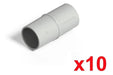 Union for Rigid and Corrugated PVC Pipe Genrod 40mm x 10 Units 1