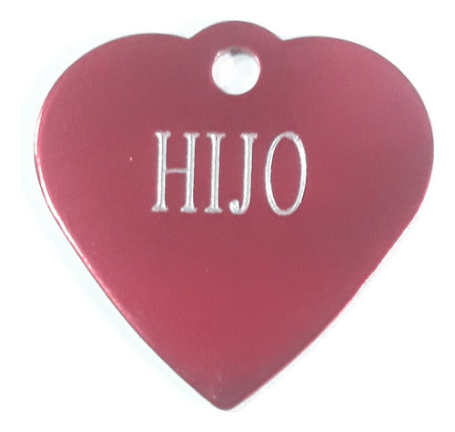 Heart-Shaped Pet ID Tags 1