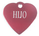 Heart-Shaped Pet ID Tags 1