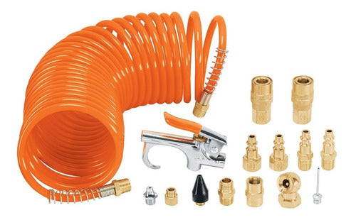 Truper 15-Piece Air Compressor Kit Set 19094 0