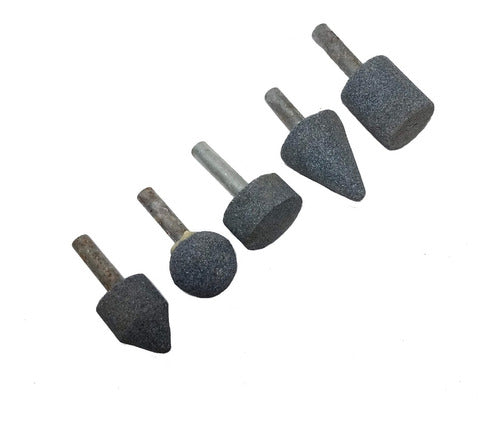 AMX Set of 5 Stones for Pneumatic Straight Grinder AT-7033K 0