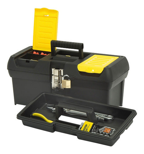 Stanley Toolbox 16-013 Plastic with Metal Latch 0