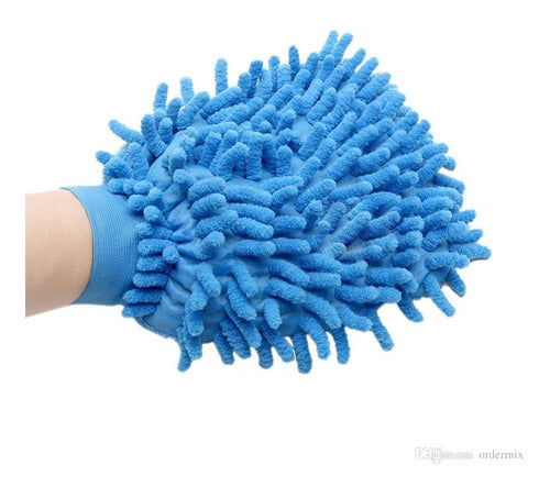 MEGAOFERTAS UY Microfiber Car Wash Cleaning Glove for Home and Bathroom 0