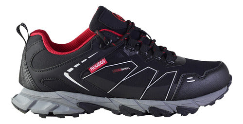 Nevados Zapatillas Nevados Tamet Trekking Softshell Hombre Negro/Rojo 0