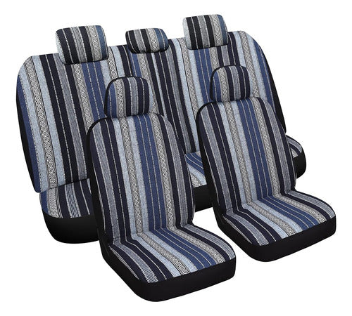 VarCozy Baja Saddle Blanket Seat Covers Full Set 0