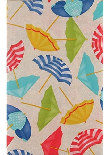 Sombrillas De Playa Mainstream Vinyl Flannel Back Tablecloth 3