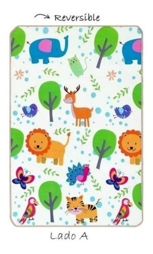 Nordic Reversible Baby Playmat with Antishock Protection 180x120cm 15