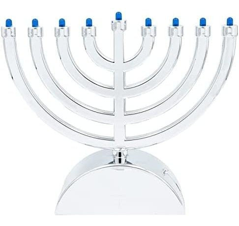 Mini Electric Classic Menorah, Classic Hanukkah Menorah, LED 2