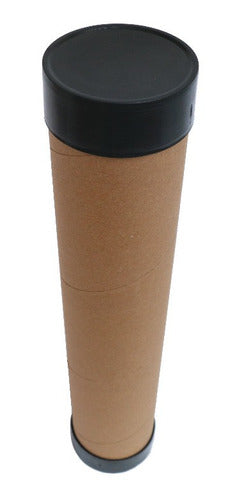 Cardboard Tube with Caps 90cm x 60mm x 1 Unit 0