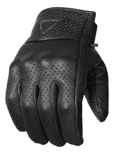 Jackets 4 Bikes Motorcycle Padded Leather Gloves for Men, C 0