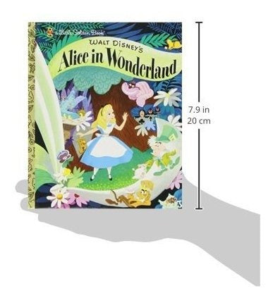 Golden/Disney Walt Disneys Alice In Wonderland (Little Golden Books) 2