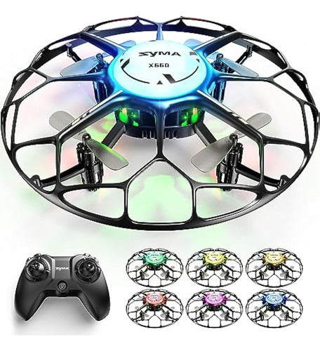 Syma Dron Para Niños Con Led, X660 Mini Quadcopter 0