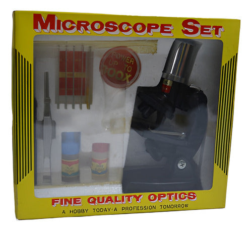 YKS Vintage Microscope 300x Japan Science Set - New 0