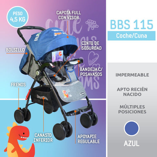 Lightweight Compact Baby Stroller Crib 19