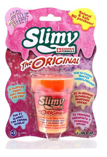 Slimy Slime The Original 80gr Efecto Metalico Naranja 0