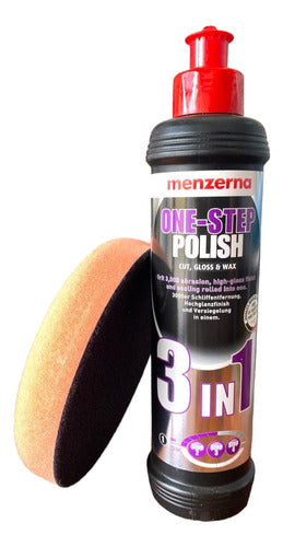 Menzerna 3en1 Polishing Kit 250ml + Gekatex Orange Sponge Pad 0