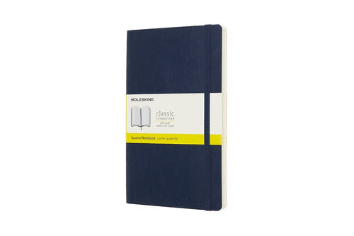 Moleskine Classic Soft Cover Notebook, Squared, Large (v653) 0