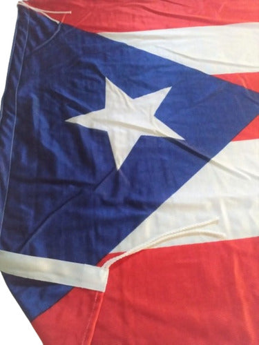 Emblemas Argentinos Bandera Puerto Rico 90 X 150 Cm Oficial-Reforzada C/Cordones 0