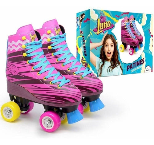 Magic Makers Soy Luna Professional 4-Wheel Skates Size 32 - New 0