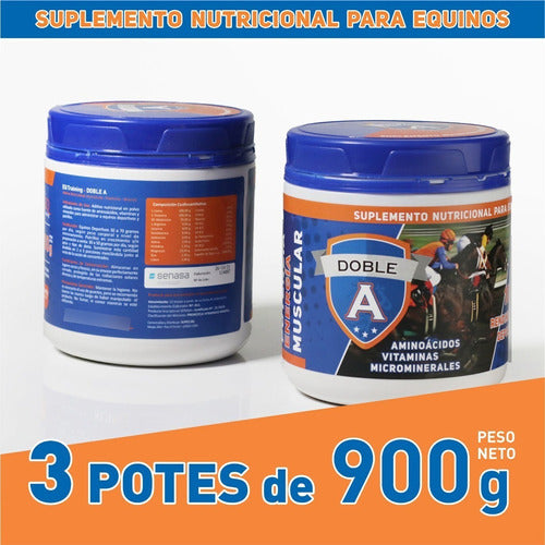 SUPEQ Doble A Supplement for Horses - Pack of 3 Units 0