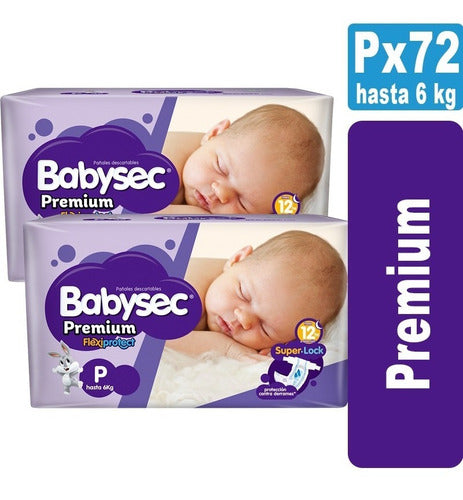 Babysec Premium P X 72 Unidades 0