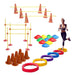 CALUMA Fitness Coordination Kit with Hurdles and Cones 0