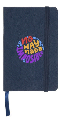 PrintMe 10 A5 Ruled Notebooks Moleskine Type with Full-Color Logo 1