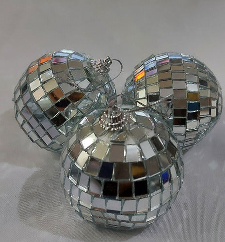 Set of 6 5cm Mirrored Spheres for Parties Souvenirs Cotillion 1