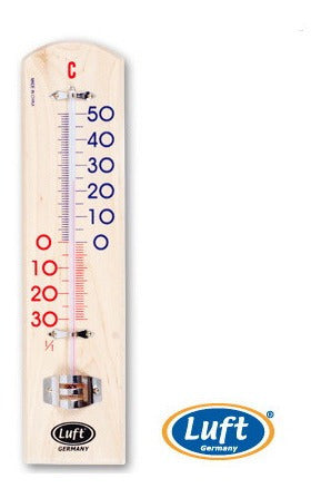 Indoor Ambient Thermometer with Wooden Base -30º +50º 1