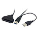 USB 3.0 A SATA 22pin Cable for Hard Drive Controller - 50cm 2