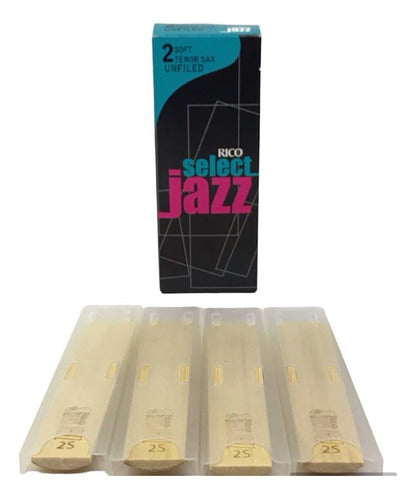 Rico Cañas Rico Select Jazz Para Saxo Tenor 2 Soft Por Unidad 0