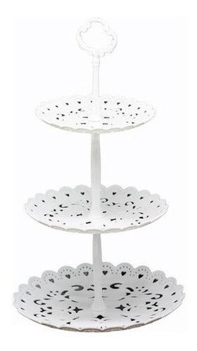 Mym Ventas Set of 2 Tiered Cupcake Stands - 3 Levels 1