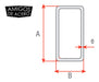 Sidersa Caño Estructural Rectangular 40 X 30 X 1,25mm Barra 6 Mts Ha 1