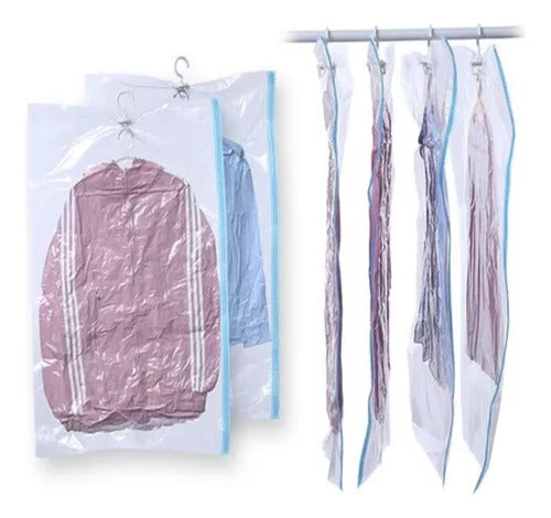 Vacuum Set X 5 Hanging Vacuum Bags Space Saver 0