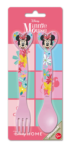 Stor Cubiertos Pack X2 Minnie Mouse Original Disney 0