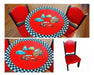 Hand-Painted Children's Table and Chairs Set Inspired by Cars 1