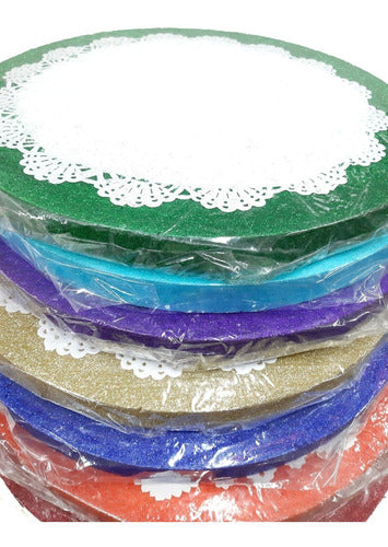 Confetti Gibreada Telgopor Cake Base Tray 0