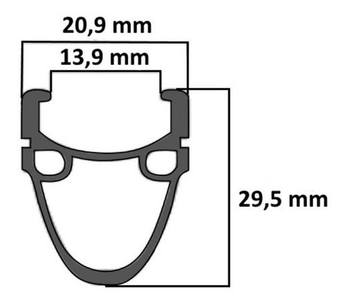 Houston Aluminum Rim VRC 701 700C 32 Holes 1