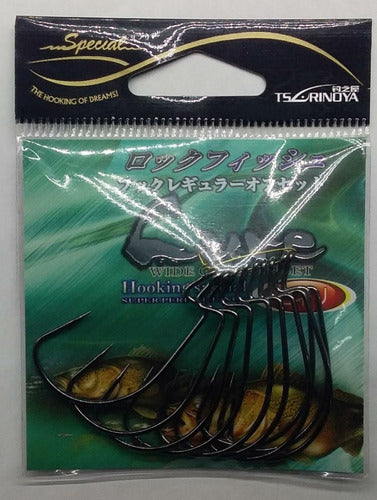 Tsurinoya Offset Hook Weightless 3/0 Anti-Snag Vinyl 7