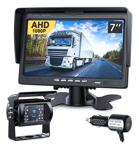 DVKNM Improved Backup Camera Monitor Kit, LCD HD Display 0