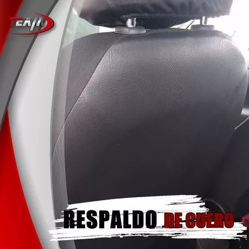 Team Funda Cubre Asiento Cuero Chevrolet Onix Joy 17/19 4