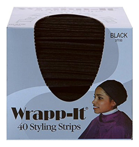 Graham Professional Beauty Wrapp-It Tiras De Estilo Negro 1