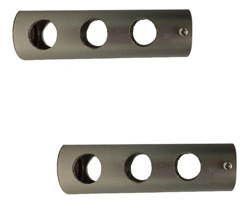 Decorinter Iron Terminals for Escape Bar 3/4 19 Mm Satin 0