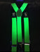 Fluorescent Glow-in-the-Dark Suspenders with UV Light - Party Costume Accessory 8