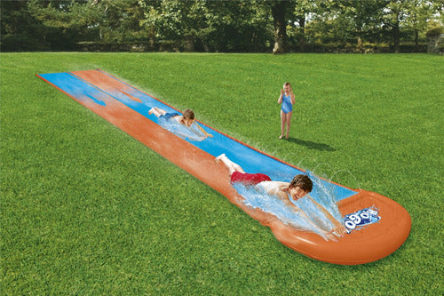 H2O Go 2-Lane Water Slide Slider Track 488 x 60 cm 5