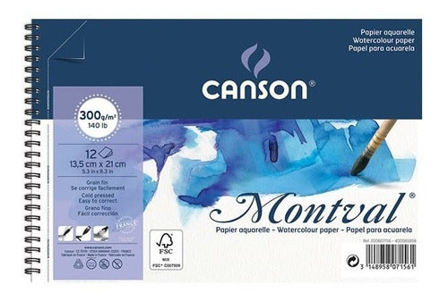 Canson® Montval® Block 300 Grs. 13.5 X 21 Cm Watercolor 0