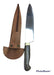 Cuchillo Asado Parrila Artesanal Acero + Funda Cuero Vacuno 1