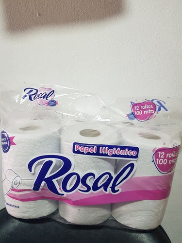 Rosal Premium Toilet Paper 12 x 100m Rolls 1