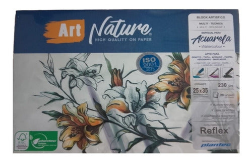 Plantec Block Plantec Art Nature 25x35 230g 20 Hojas Arte Acuarela 0